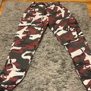 Camo jogger pants